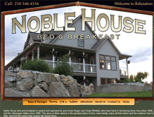 Tablet Screenshot of noblehousebb.ca